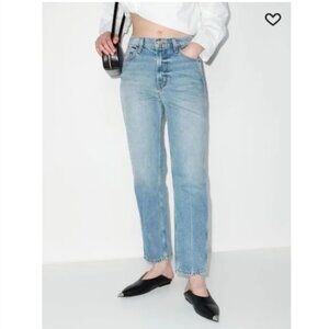 B SIDES Light Blue Straight Leg Jeans
